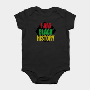 I am black history Baby Bodysuit